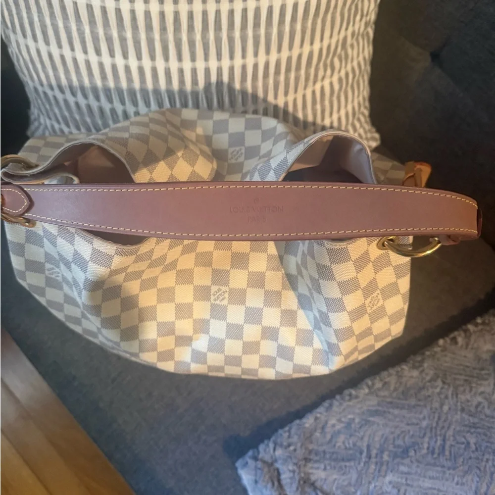 Authentic LV Gracefull MM Damier Azur Pattern